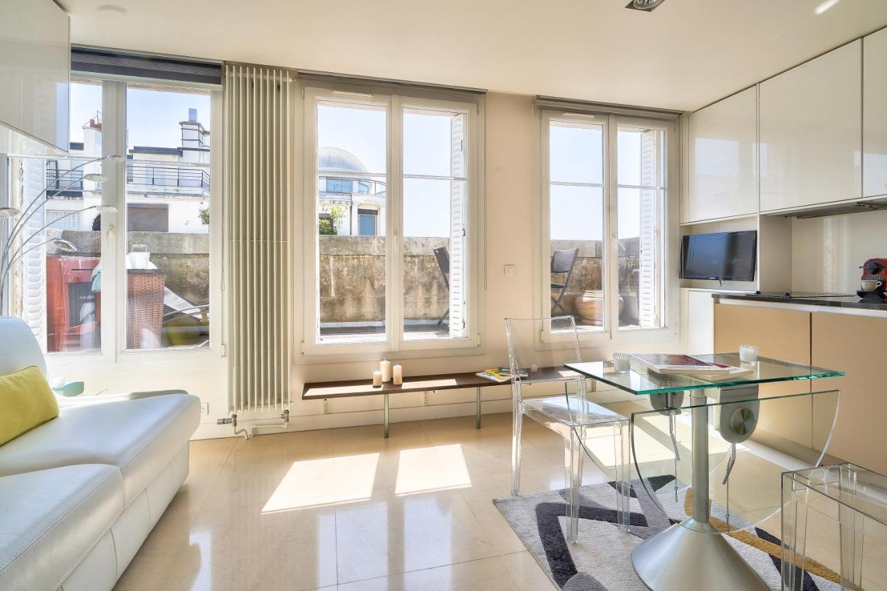 Luxueux Studio AC-Terrasse Vue sur la Tour Eiffel Paris Extérieur photo