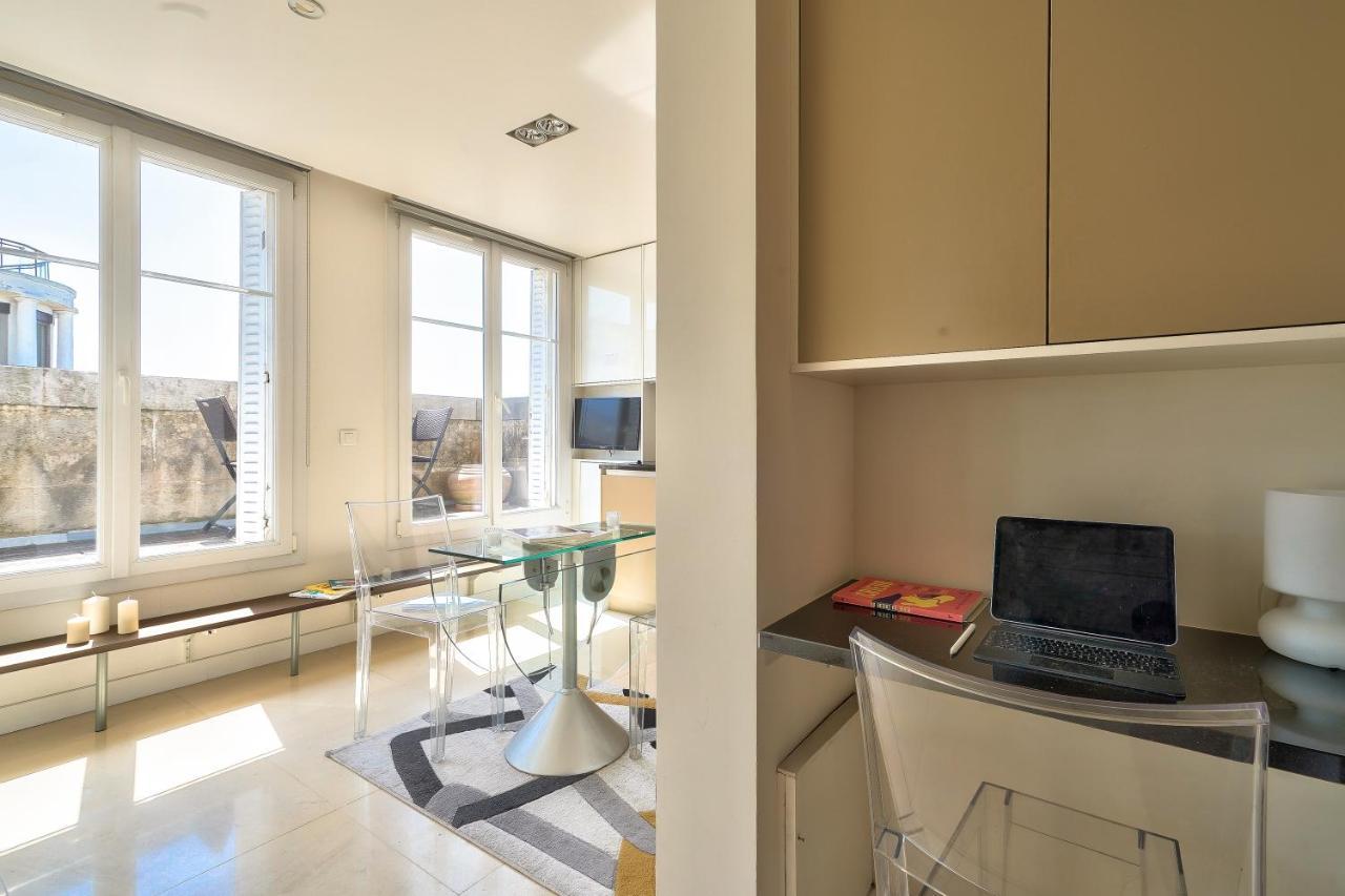 Luxueux Studio AC-Terrasse Vue sur la Tour Eiffel Paris Extérieur photo
